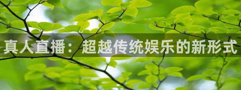 玩球直播免费高清在线：真人直播：超越传统娱乐的新形式